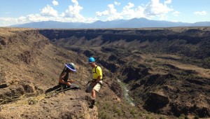 Rappelling into Gorge